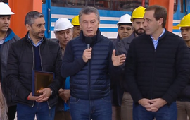 El presidente Mauricio Macri inauguró el nuevo taller ferroviario Tolosa, en La Plata, cerrado desde 2011.