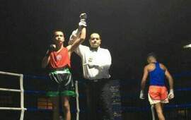García fue vencedor y suma experiencias en el ring.