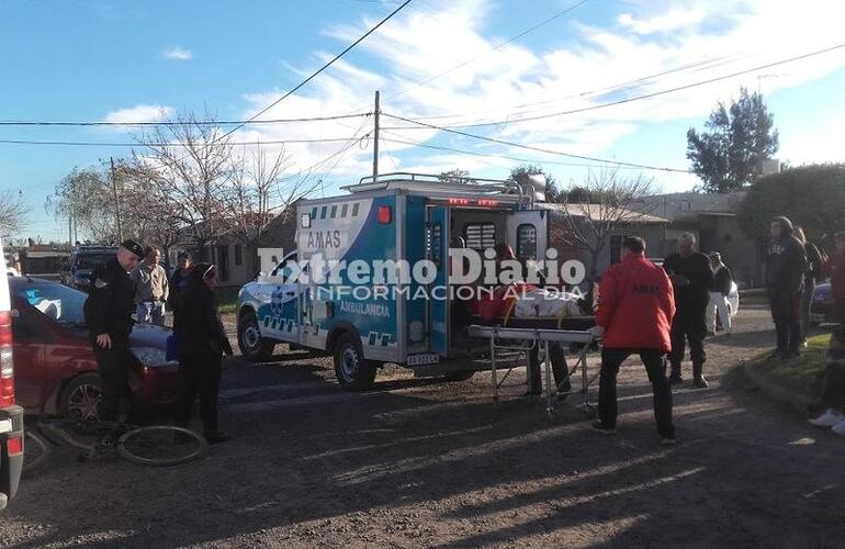 Imagen de Choque entre un ciclista y un automóvil