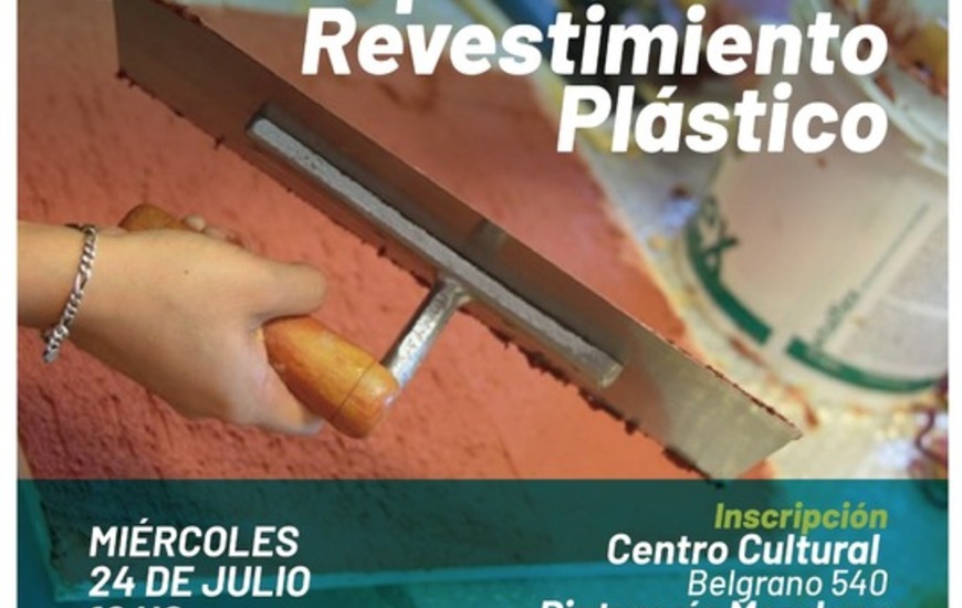 Imagen de Curso de capacitaci&oacute;n para la aplicaci&oacute;n de revestimiento pl&aacute;stico