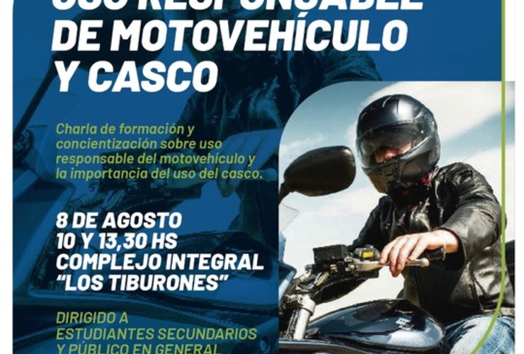 Imagen de Charla de formación: Uso responsable de motovehículo y casco