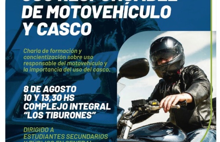 Imagen de Charla de formación: Uso responsable de motovehículo y casco