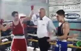 El ganador de la noche. Mirko Cuello ganó y quedó como líder de su categoría.