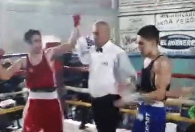 El ganador de la noche. Mirko Cuello gan&oacute; y qued&oacute; como l&iacute;der de su categor&iacute;a.