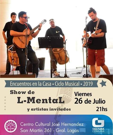 Imagen de Encuentros en la Casa: 5ta noche del Ciclo de Artistas Locales 2019