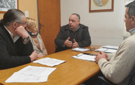 Imagen de Reuni&oacute;n con representantes de la empresa Rosario Bus