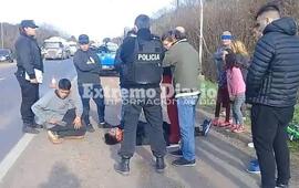 Imagen de Accidente con un herido: Dejó los datos y se fue