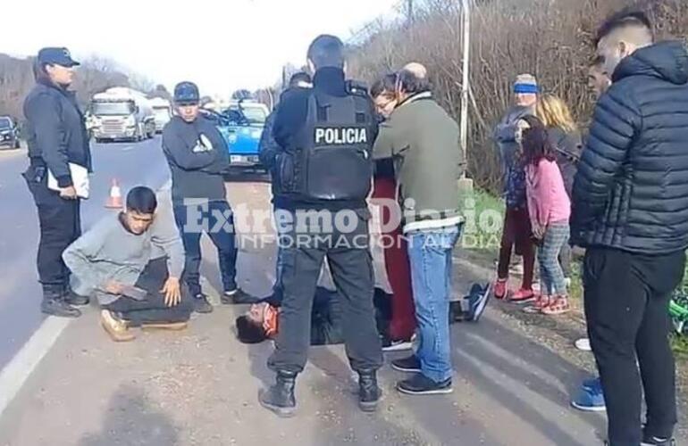 Imagen de Accidente con un herido: Dejó los datos y se fue