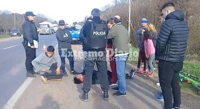 Imagen de Accidente con un herido: Dej&oacute; los datos y se fue