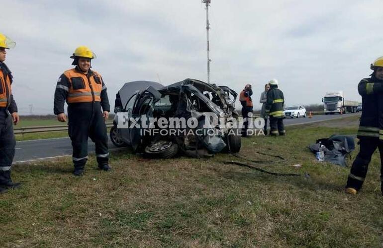 Imagen de Siniestro en autopista Buenos Aires - Rosario: Son dos las niñas fallecidas