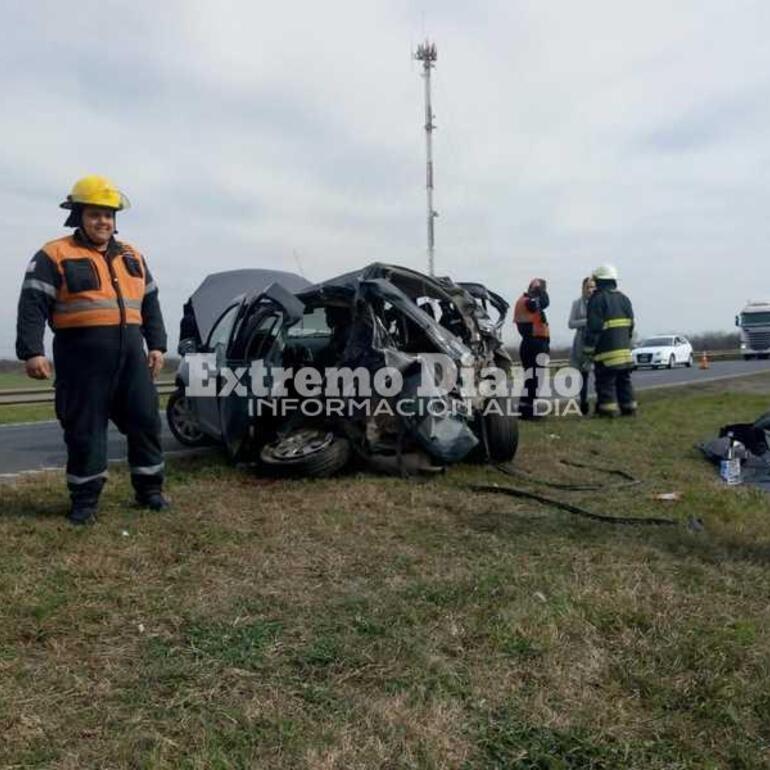 Imagen de Siniestro en autopista Buenos Aires - Rosario: Son dos las niñas fallecidas