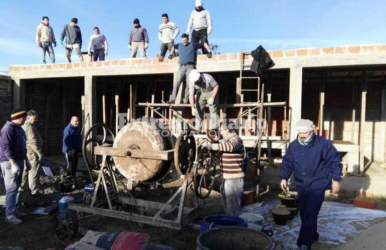 La obra pudo hacerse gracias a la colaboraci&oacute;n de la comunidad.