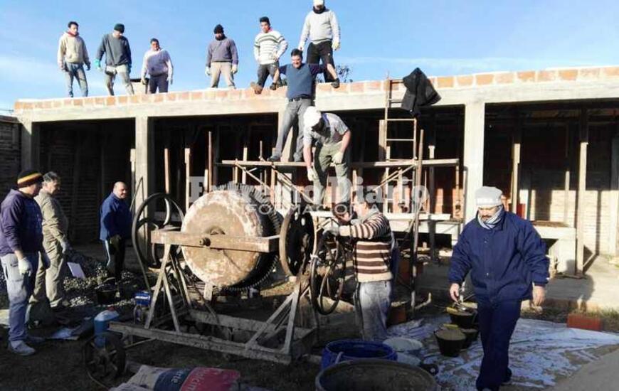 La obra pudo hacerse gracias a la colaboraci&oacute;n de la comunidad.