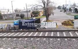 La construcci&oacute;n que tuvo que ser desmantelada el pasado s&aacute;bado.