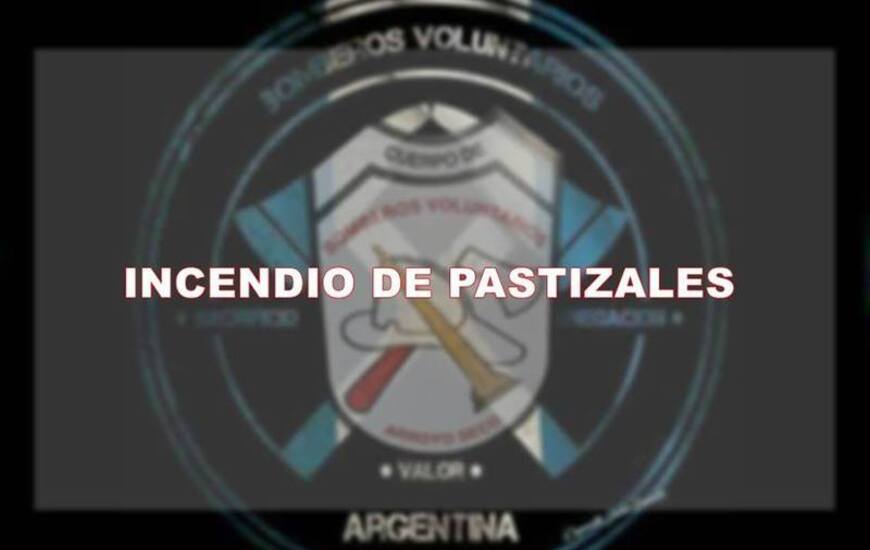 Imagen de Solicitan a bomberos por incendio de pastizales