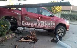 Imagen de Violento choque en San Mart&iacute;n y Cardozo