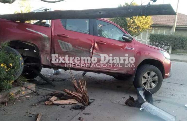 Imagen de Violento choque en San Martín y Cardozo