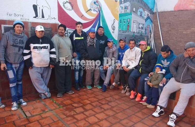 Fueron acompañados por integrantes del MTE