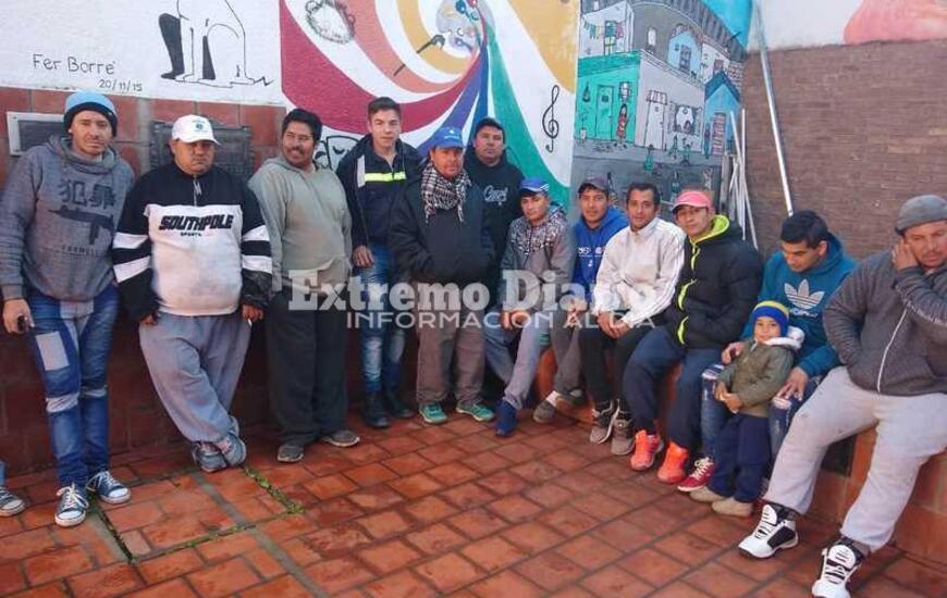 Fueron acompa&ntilde;ados por integrantes del MTE