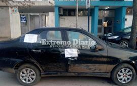 Foto: El auto con el que cometieron el delito.