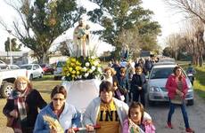 Los fieles acompañaron la Procesión y la Santa Misa impulsados por la fe y el pedido de trabajo.