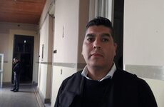 El sub comisario Cristian Acosta, el día su asunción en la BOA de Villa Constitución.