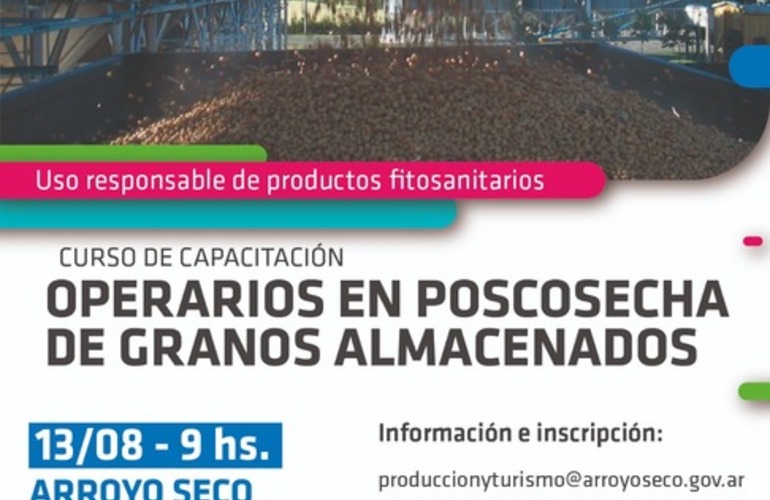 Imagen de Curso de capacitación: Operarios de Poscosecha de Granos Almacenados