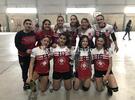 Equipo ganador. Las locales jugaron bien y ganaron con eficacia.