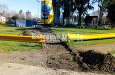 Imagen de Construyen un sendero para acercarse a la nueva intervenci&oacute;n art&iacute;stica