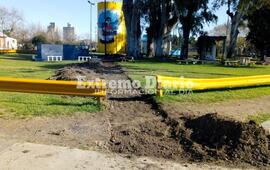 Imagen de Construyen un sendero para acercarse a la nueva intervenci&oacute;n art&iacute;stica