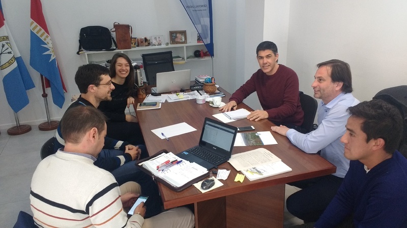 El Diputado Nacional visit&oacute; nuevamente la vecina localidad en vistas de proyectos para palear la crisis.