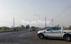 Imagen de Fighiera: Escap&oacute; de un control de Gendarmer&iacute;a y gener&oacute; una persecuci&oacute;n