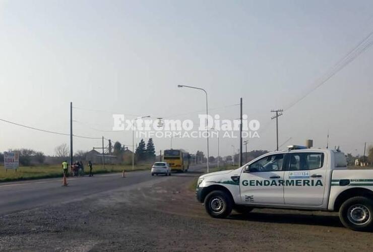 Imagen de Fighiera: Escapó de un control de Gendarmería y generó una persecución