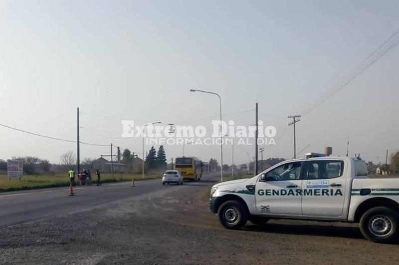 Imagen de Fighiera: Escap&oacute; de un control de Gendarmer&iacute;a y gener&oacute; una persecuci&oacute;n