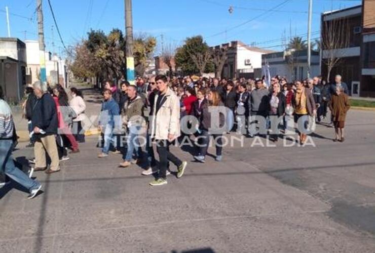 Tradicional procesión por las calles de la ciudad