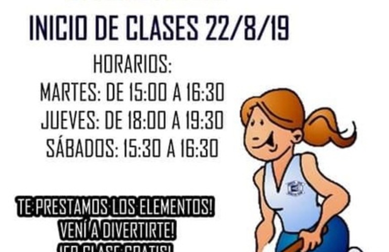 Hoy arrancan las clases en el club Azul.