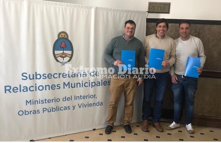 Stangoni firm&oacute; esta ma&ntilde;ana el convenio en Buenos Aires.