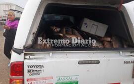 Uno de los veh&iacute;culos demorados cerca de las 10 de la ma&ntilde;ana en el control.