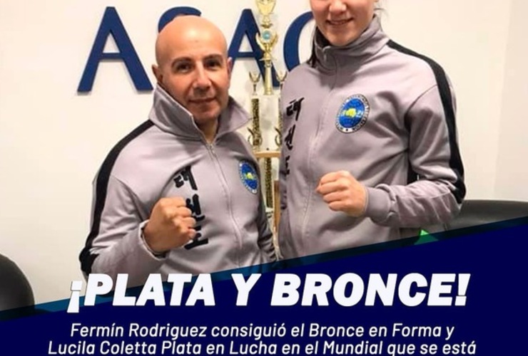 Medallas de plata y bronce para ellos por ahora.