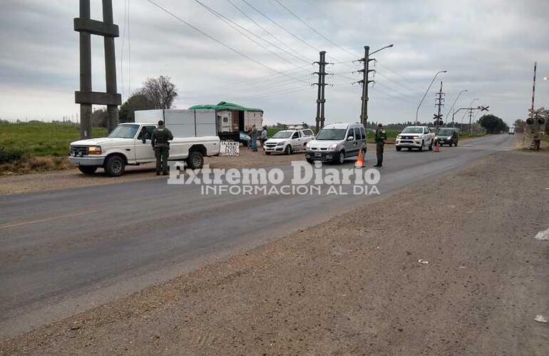 El camión fue interceptado hoy por Ruta 21