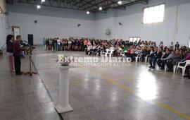 Imagen de Acto protocolar en la EESO N&deg; 415 Juan Bautista Alberdi