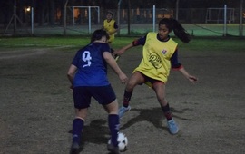 Las pibas de Talleres triunfaron en el amistoso ante el "Azul". (FOTO: FACEBOOK ARROYO SECO ATHLETIC CLUB)