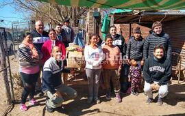 Imagen de Somos Uni&oacute;n entreg&oacute; donaciones en el barrio Virgen del Luj&aacute;n