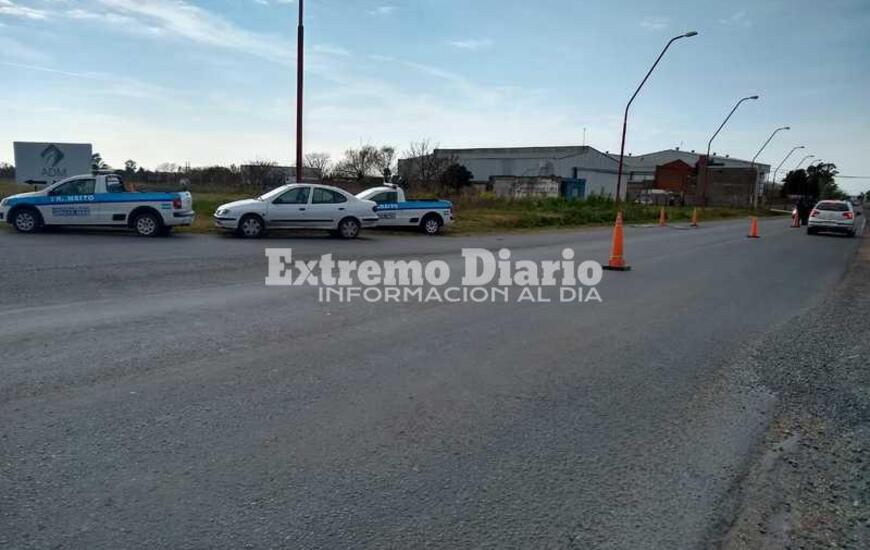 Imagen de #Ahora. Controles acceso norte por Ruta 21