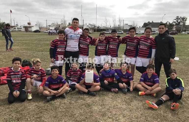 Equipo Infantil de Talleres en la jornada del sábado.