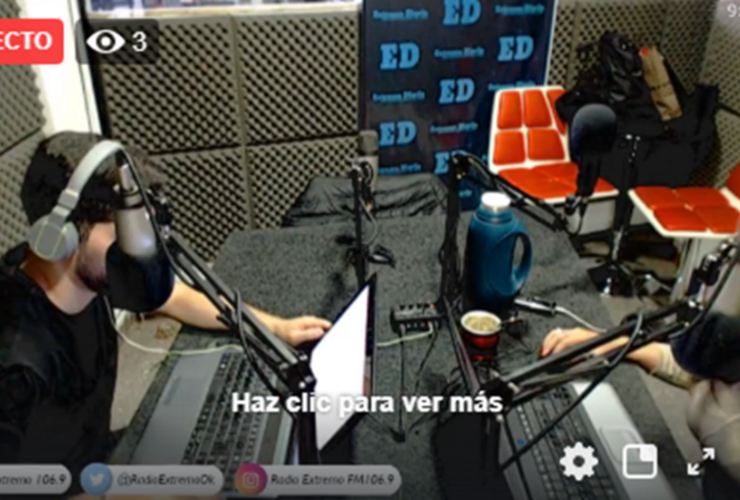 Imagen de Emisión EN VIVO de Dos & Pico, Radio Extremo 106.9