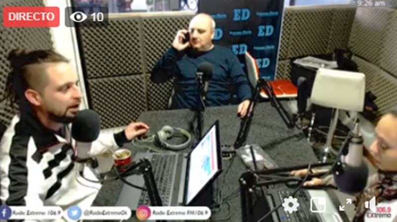 Imagen de Emisi&oacute;n EN VIVO de Dos & Pico, Radio Extremo 106.9