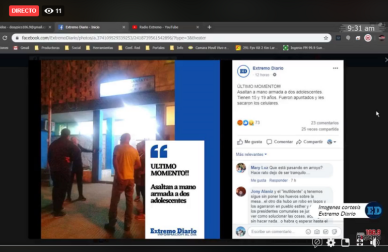 Imagen de Emisi&oacute;n EN VIVO de Dos & Pico, Radio Extremo 106.9