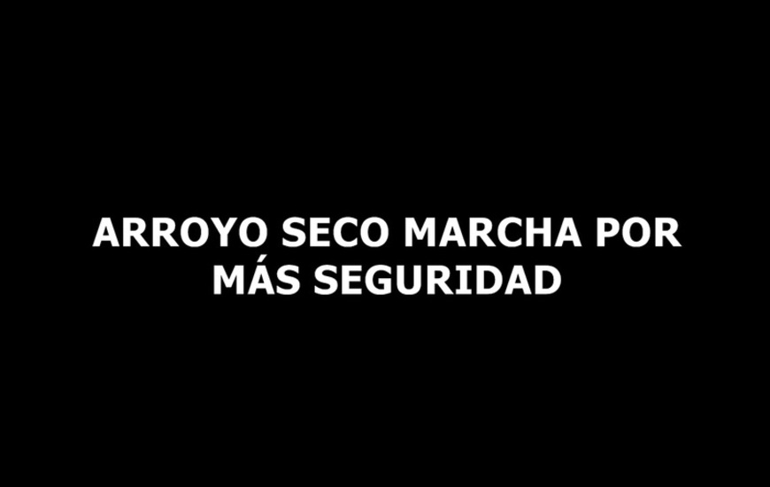 Imagen de Arroyo Seco marcha por m&aacute;s seguridad