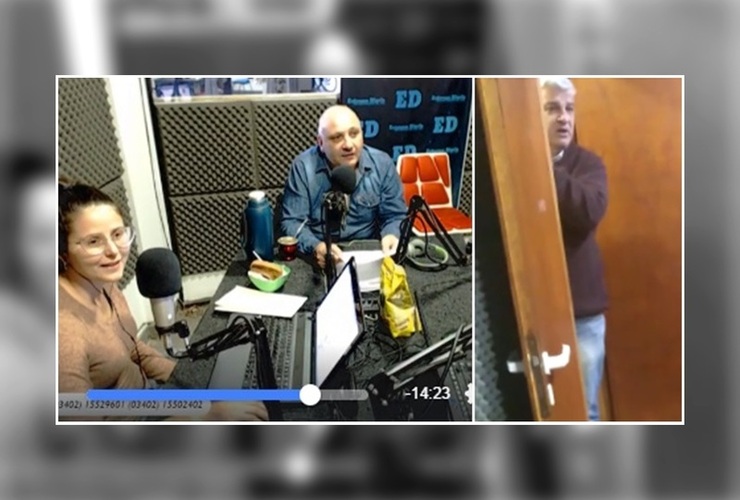 Imagen de El intendente irrumpió en la radio exigiendo que Pico Pascual salga del estudio